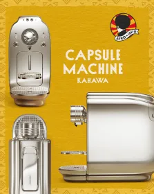 KAHAWA Capsule Machine - Chrome Silver